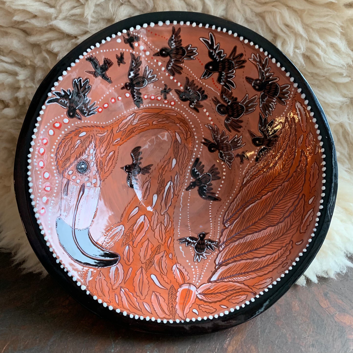 Flamingo bowl