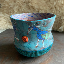 Load image into Gallery viewer, Peacock vessel
