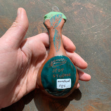 Load image into Gallery viewer, Leafy head ceramic spoon
