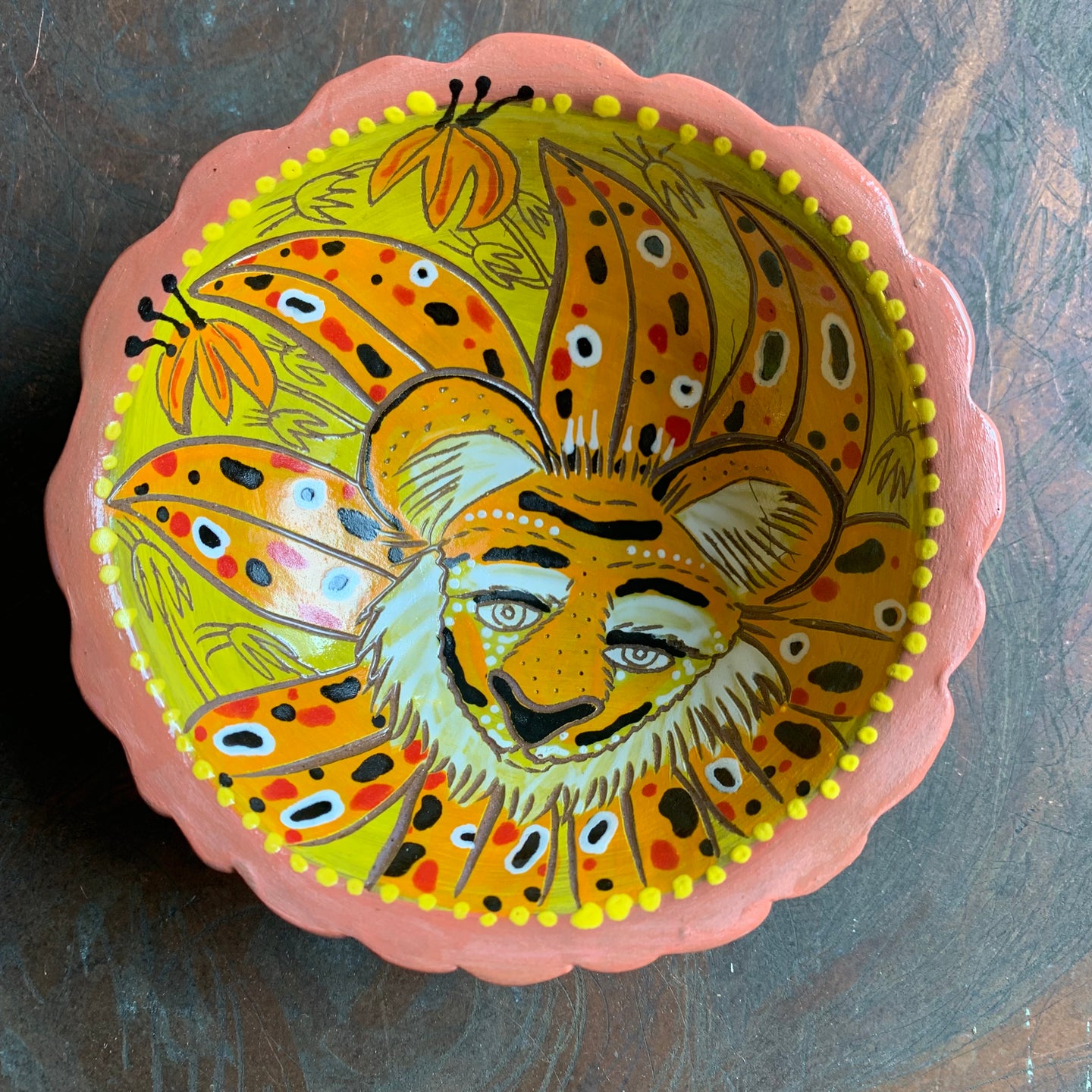 Tiger lily bowl