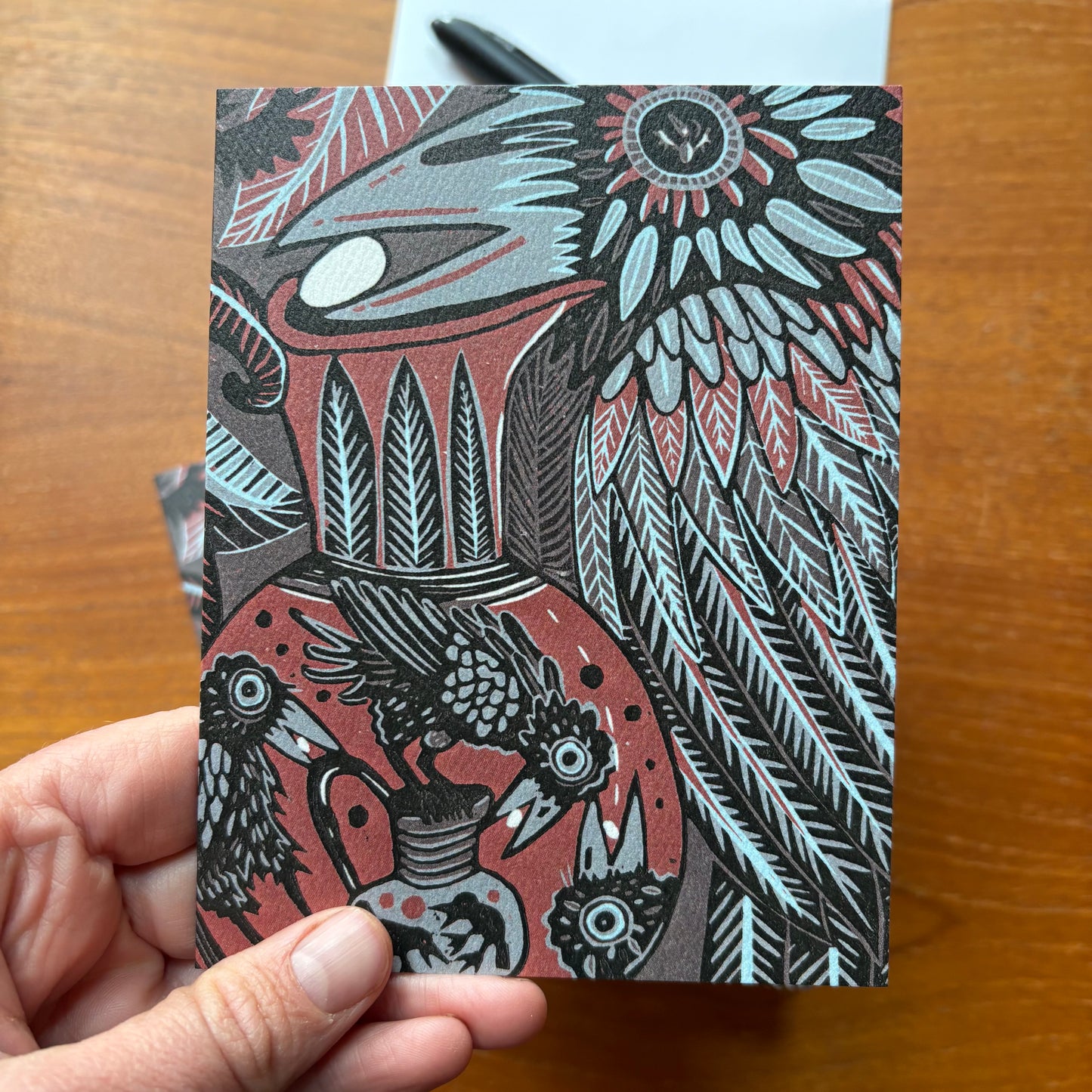 Crow and Pitcher Card 3 pack