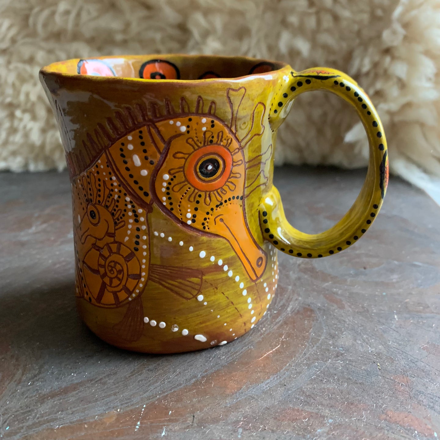 Sea dragon mug