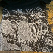 Load image into Gallery viewer, Handprinted pileated woodpecker shirt, December Pre-order