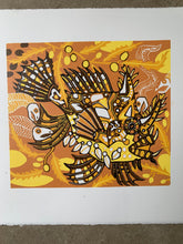 Load image into Gallery viewer, Frogfish original woodcut