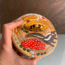 Load image into Gallery viewer, Skunk and mushroom jar