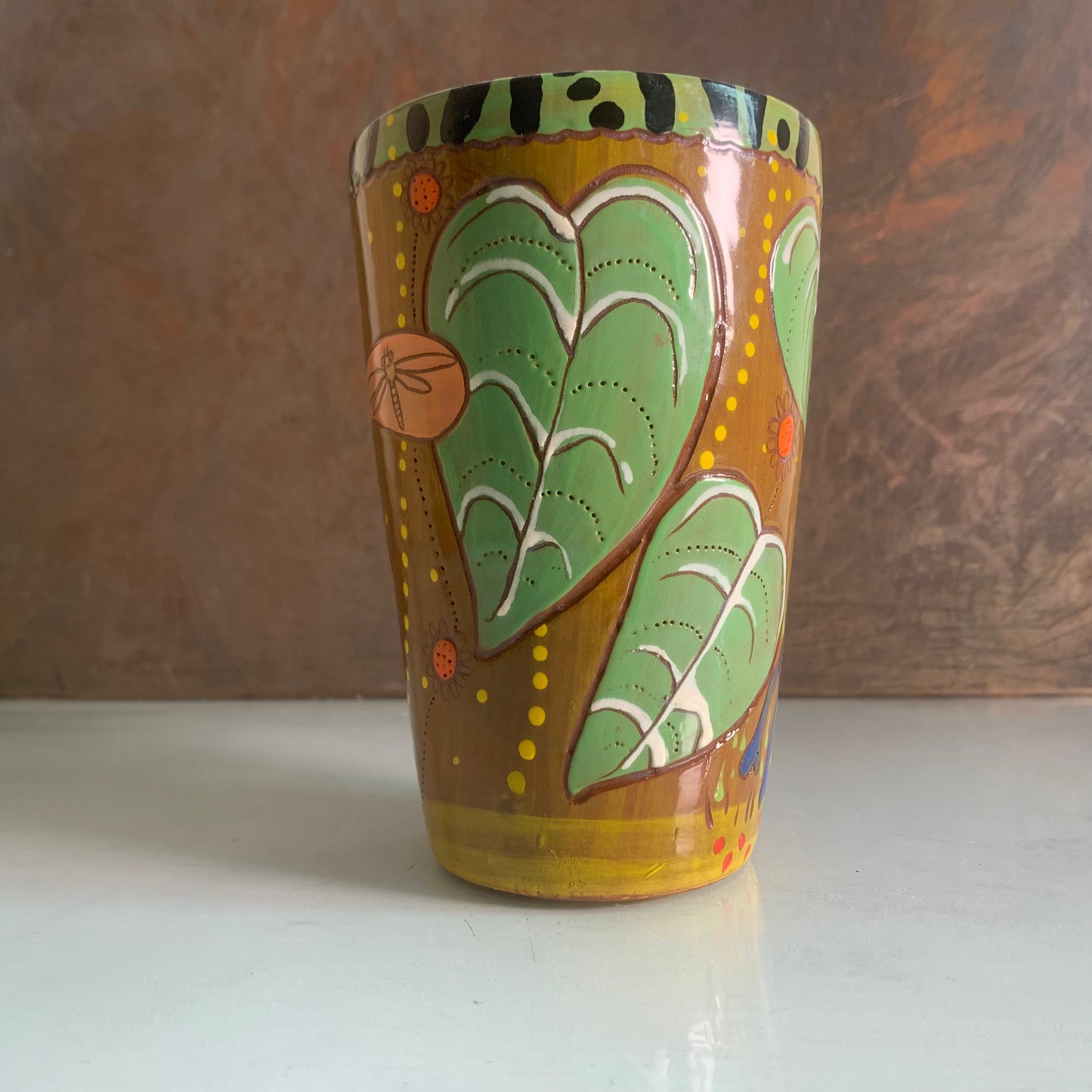 Dart frog tumbler