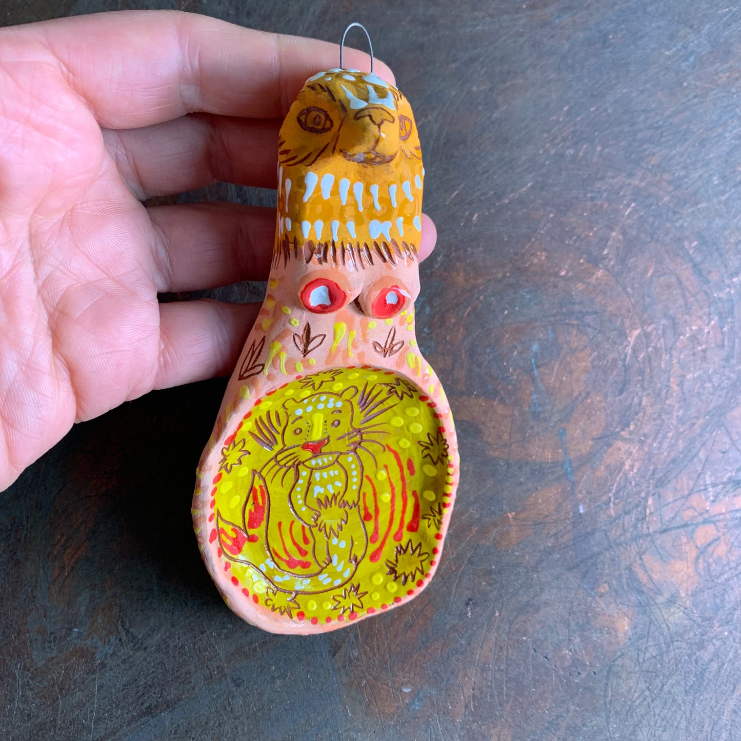 Otter mermaid cat spoon