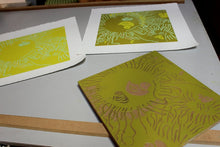 Load image into Gallery viewer, Jellyfish and Rubberduck Woodcut