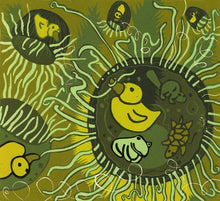 Load image into Gallery viewer, Jellyfish and Rubberduck Woodcut