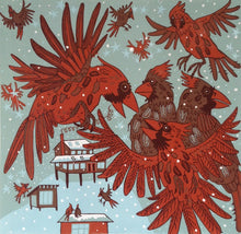 Load image into Gallery viewer, Cardinal Woodcut