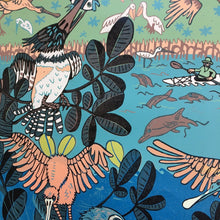 Load image into Gallery viewer, LAST ONE Mangrove Woodcut
