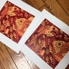 Load image into Gallery viewer, LAST ONE Orange Roughy Woodcut
