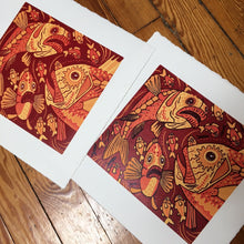 Load image into Gallery viewer, LAST ONE Orange Roughy Woodcut