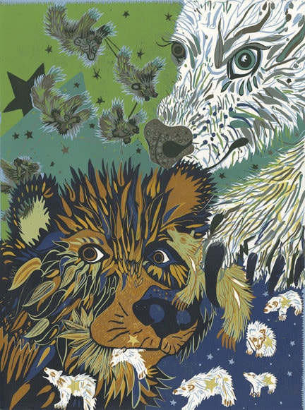 South Of North Woodcut