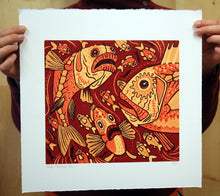 Load image into Gallery viewer, LAST ONE Orange Roughy Woodcut