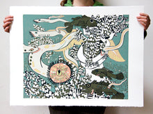 Load image into Gallery viewer, Great Lakes Woodcut
