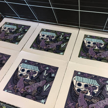 Load image into Gallery viewer, LAST ONE Purple Martin Woodcut
