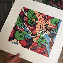 Load image into Gallery viewer, Sabretooth Woodcut