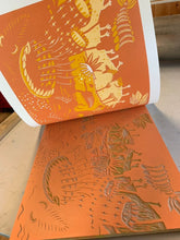 Load image into Gallery viewer, LAST ONE Cambrian Reef Woodcut