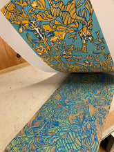 Load image into Gallery viewer, Leafy Sea Dragon 3 block woodcut