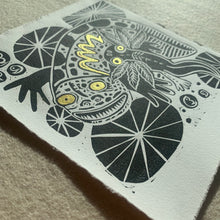 Load image into Gallery viewer, Hellbender linocut