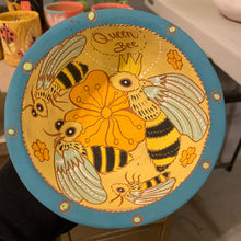 Load image into Gallery viewer, Queen Bee with turquoise rim 2