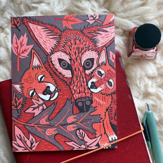 Red Wolf Card 3 pack