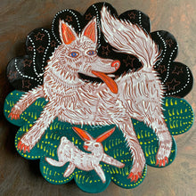 Load image into Gallery viewer, Wolf and rabbit plate
