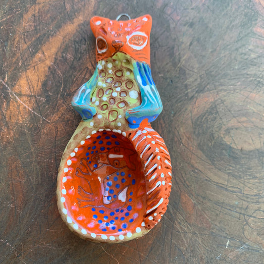 Foxy ceramic spoon