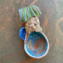 Load image into Gallery viewer, Plant head ceramic spoon
