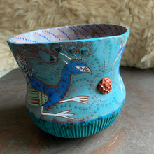 Load image into Gallery viewer, Peacock vessel
