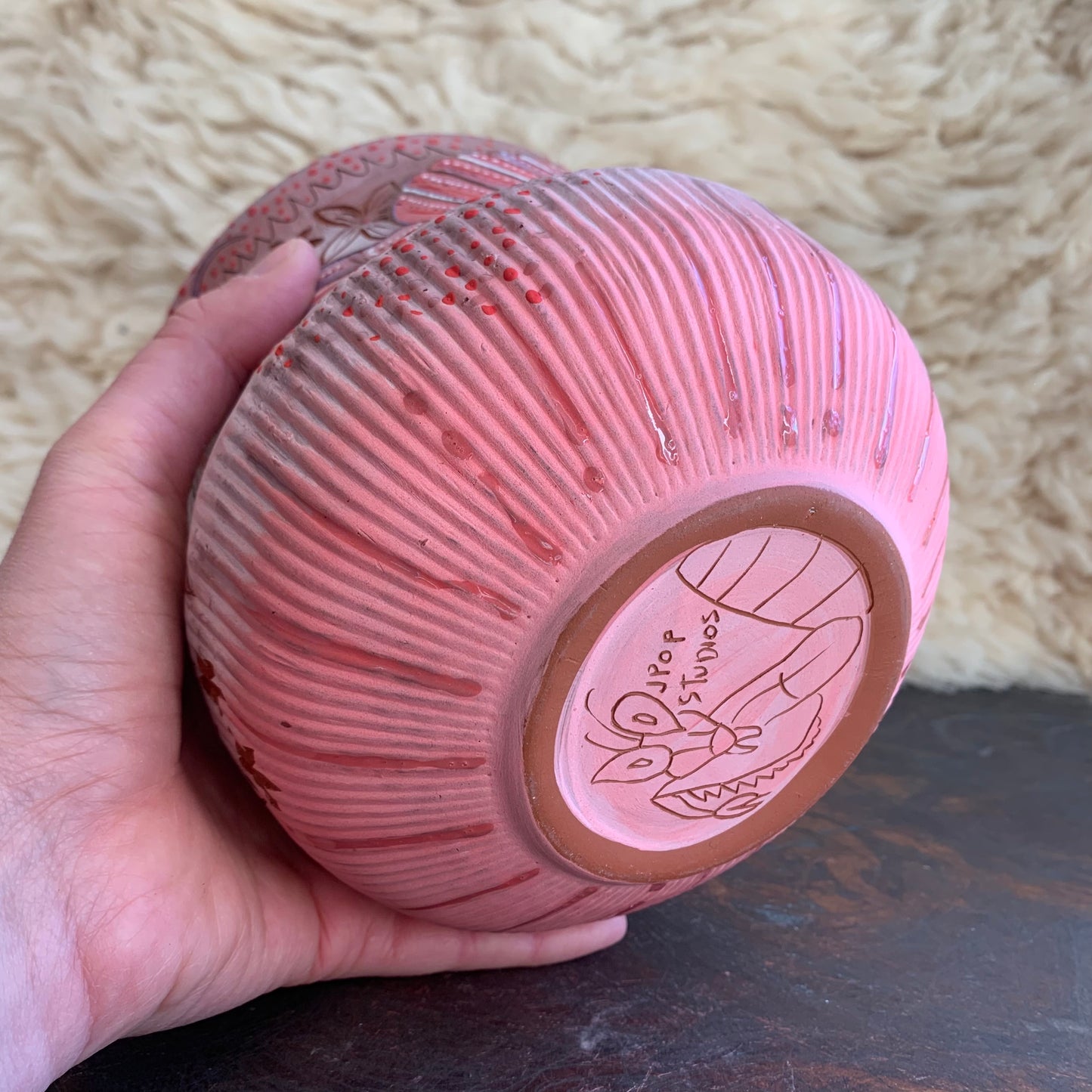 Orchid mantis vase/utensil holder