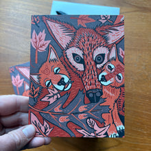 Load image into Gallery viewer, Red Wolf Card 3 pack
