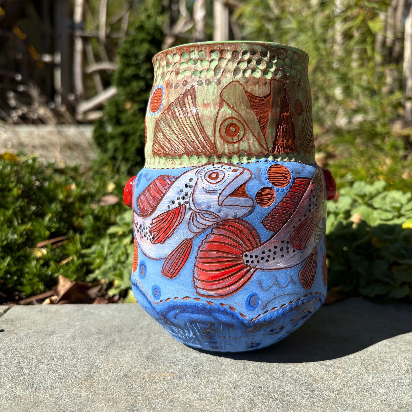 Fish vase