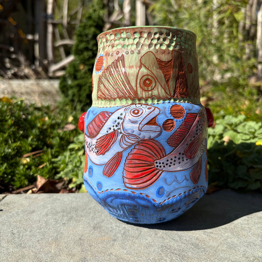 Fish vase