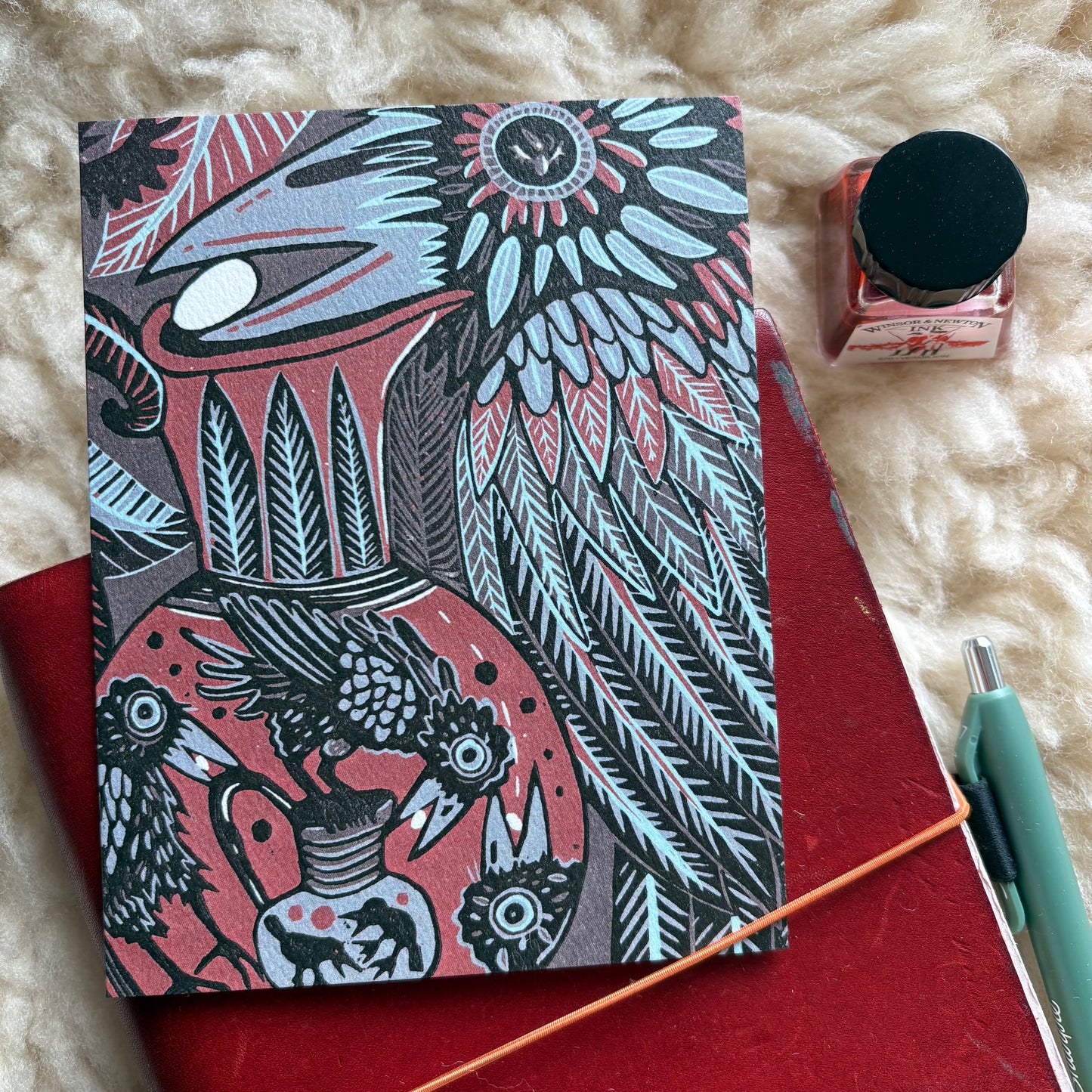 Crow and Pitcher Card 3 pack