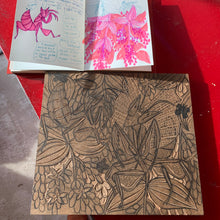Load image into Gallery viewer, Orchid Mantis original woodcut
