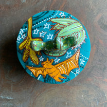 Load image into Gallery viewer, Cactus and agave and bat salt cellar
