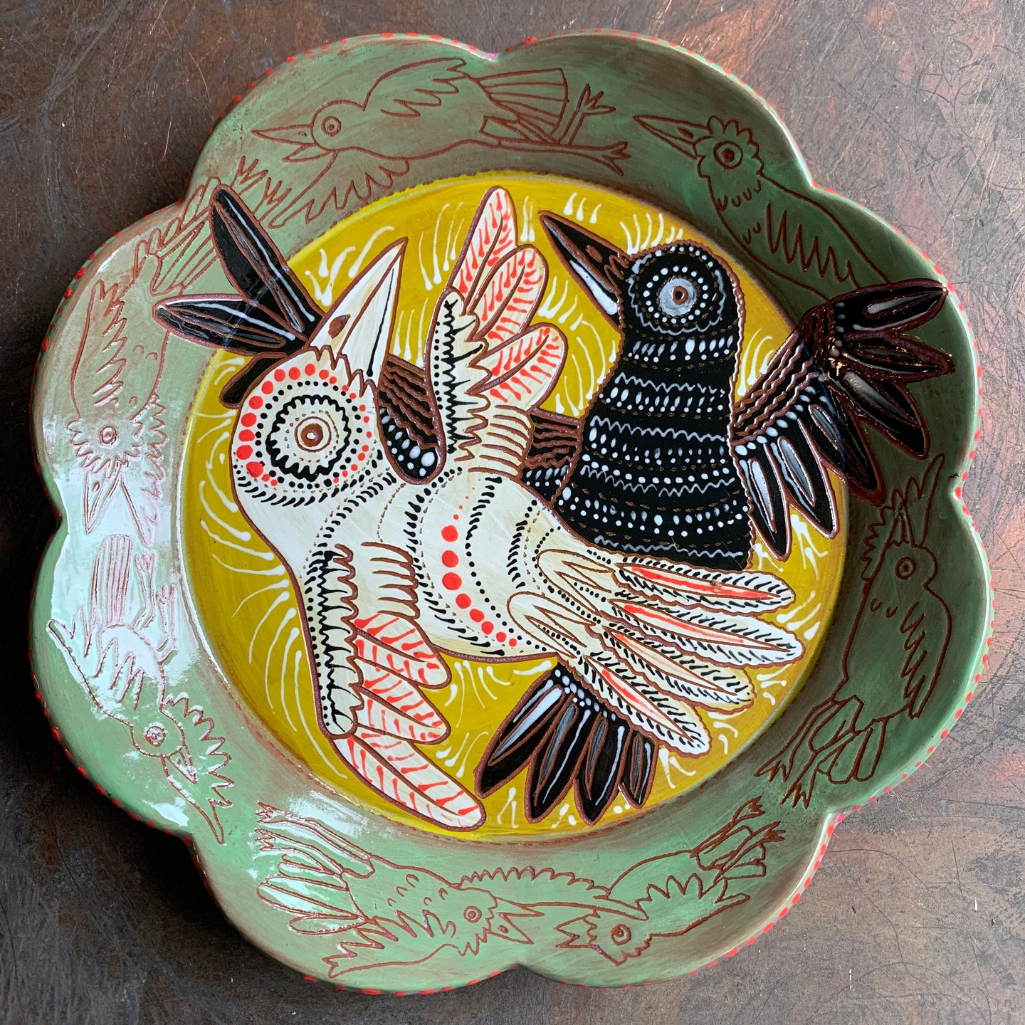 Blackbird bowl/plate
