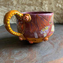 Load image into Gallery viewer, Purple mushroom gals mug

