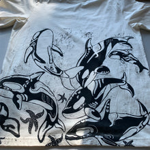 Load image into Gallery viewer, Handprinted orca shirt, Pre-order December
