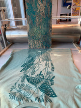 Load image into Gallery viewer, Sage color handprinted fennel shirt, December Pre-order
