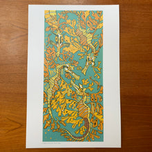 Load image into Gallery viewer, 11x17” reproduction of Leafies in Love

