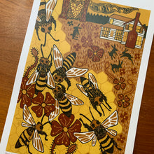 Load image into Gallery viewer, Reproduction of Heart of the Honeybees
