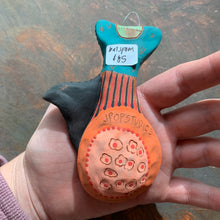 Load image into Gallery viewer, Bat ceramic spoon
