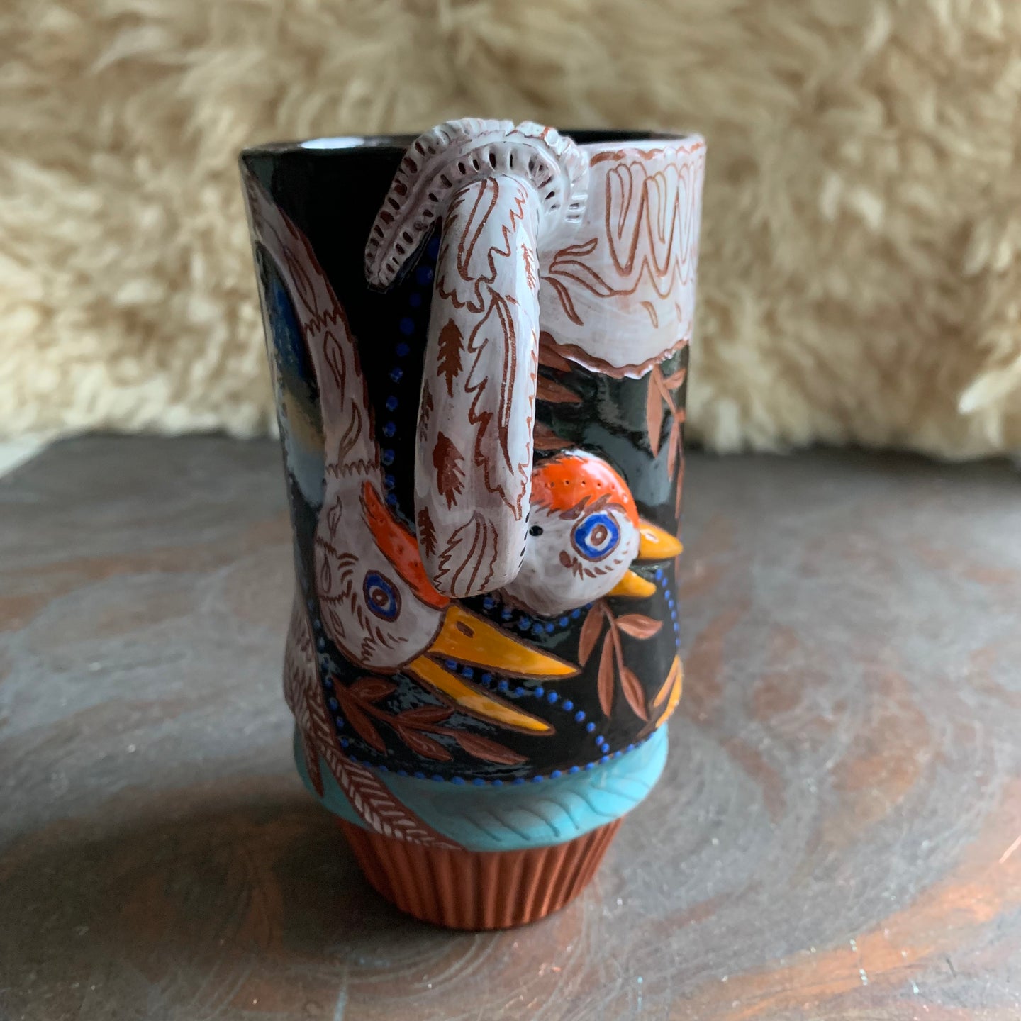 Whooping crane mug