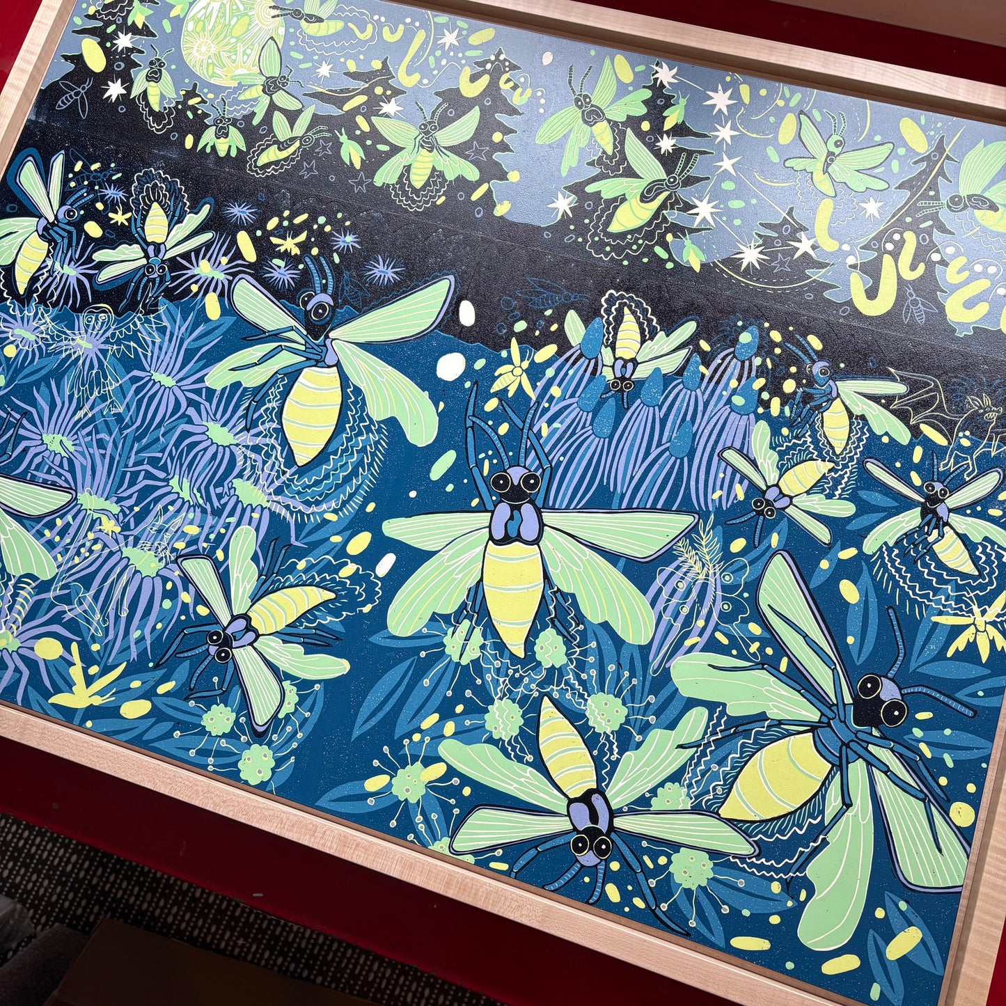 Fireflies framed in natural IN STOCK