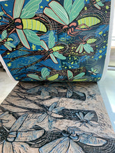 Load image into Gallery viewer, Lightning Bug original woodcut
