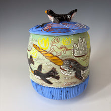 Load image into Gallery viewer, Narwhal and Penguin Jar
