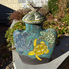 Load image into Gallery viewer, Big Sea Turtle Jar
